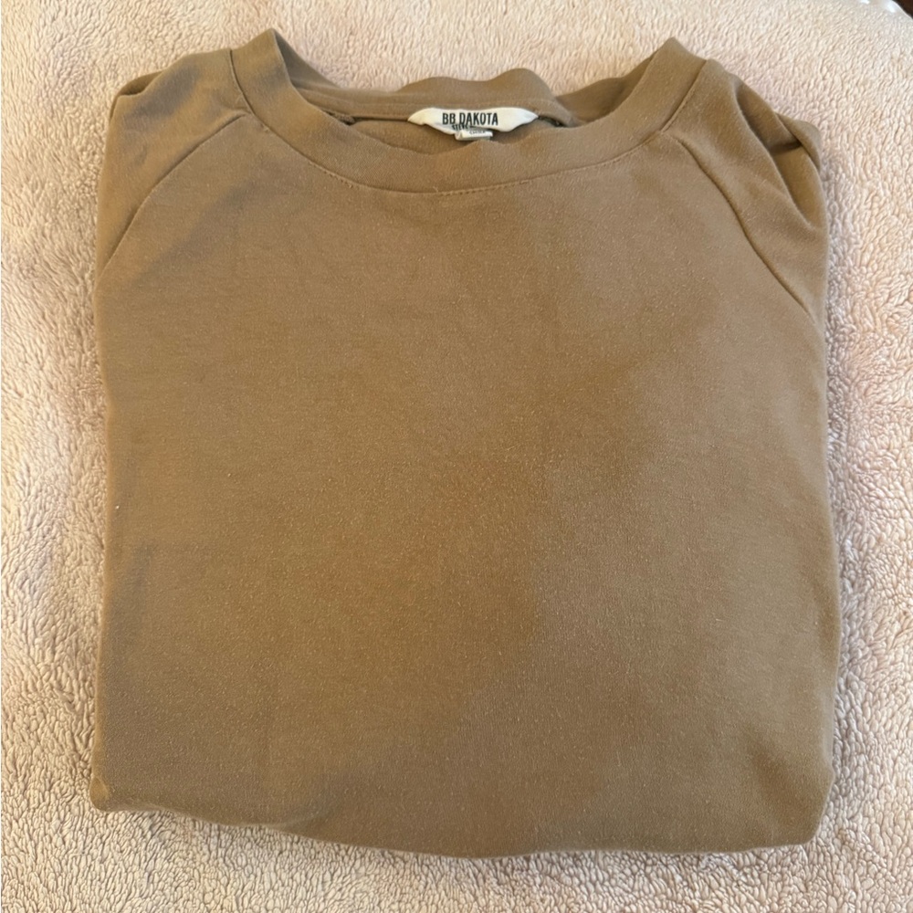 BB Dakota by Steve Madden Camel Long Sleeve Top